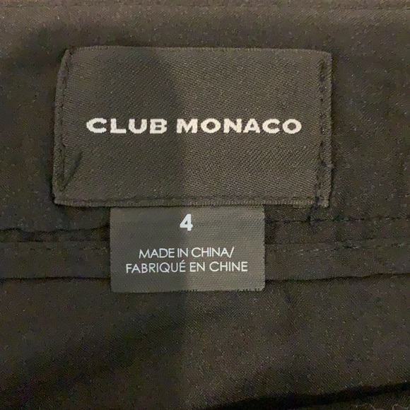 Club Monaco Vegan Leather Shorts - Picture 4 of 5